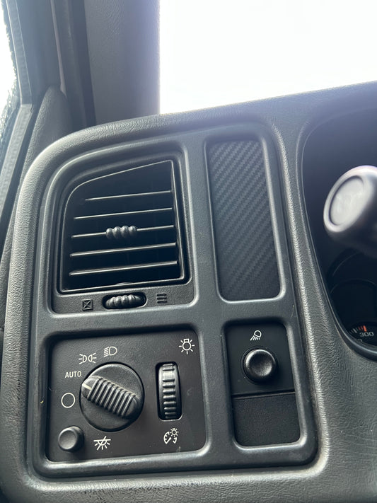 Chevy/GMC Slim Cubby block off panel