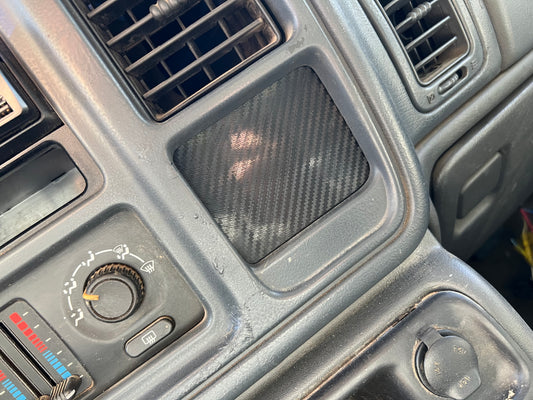 Chevy/GMC Cubby block off panel