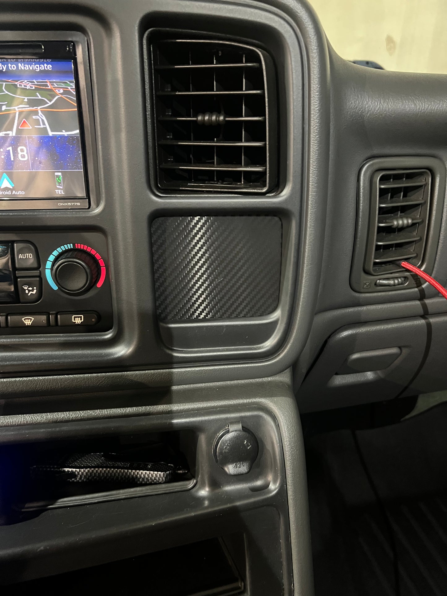 Chevy/GMC Cubby block off panel